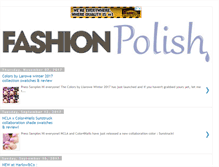 Tablet Screenshot of fashionpolish.com