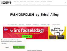 Tablet Screenshot of fashionpolish.dk